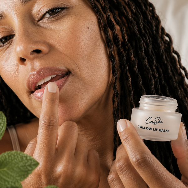 Grass-Fed Tallow Lip Balm – Peppermint (15 g)