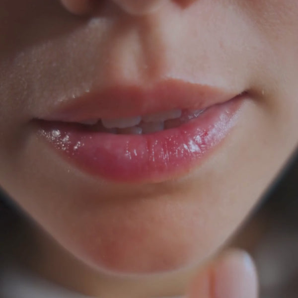 close up of touching lips